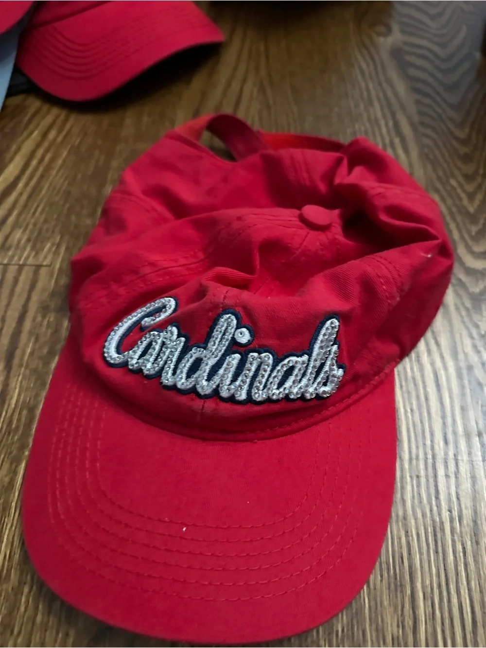 St. Louis Cardinals Red Baseball Cap with Embroidered Script